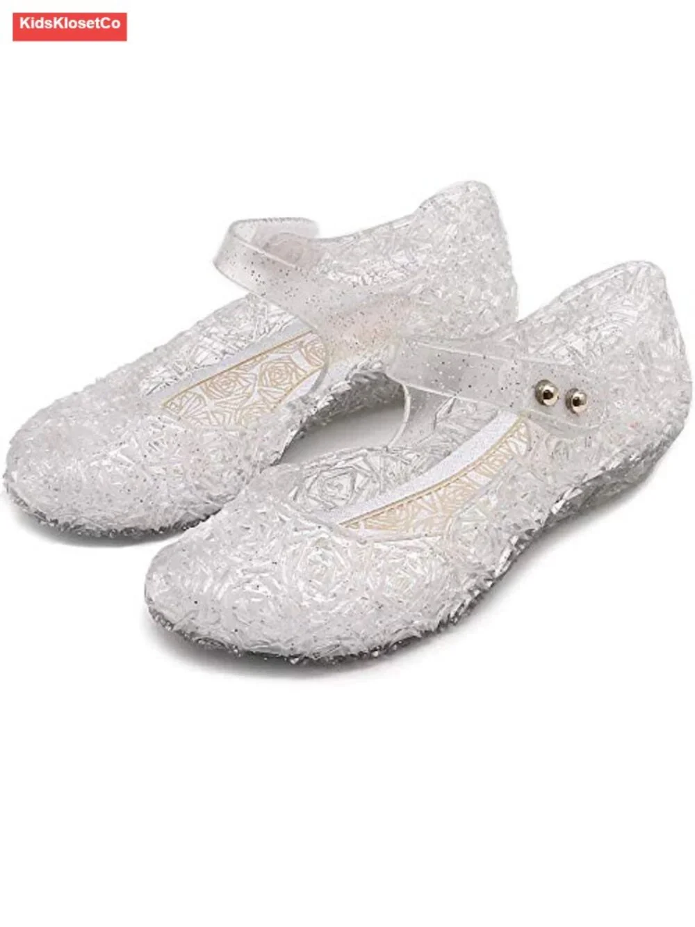 Princess Girls Jelly Sandals Mary Janes Dance Party Dress Up Cosplay Shoes